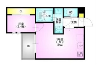 東大宮駅 徒歩9分 3階の物件間取画像